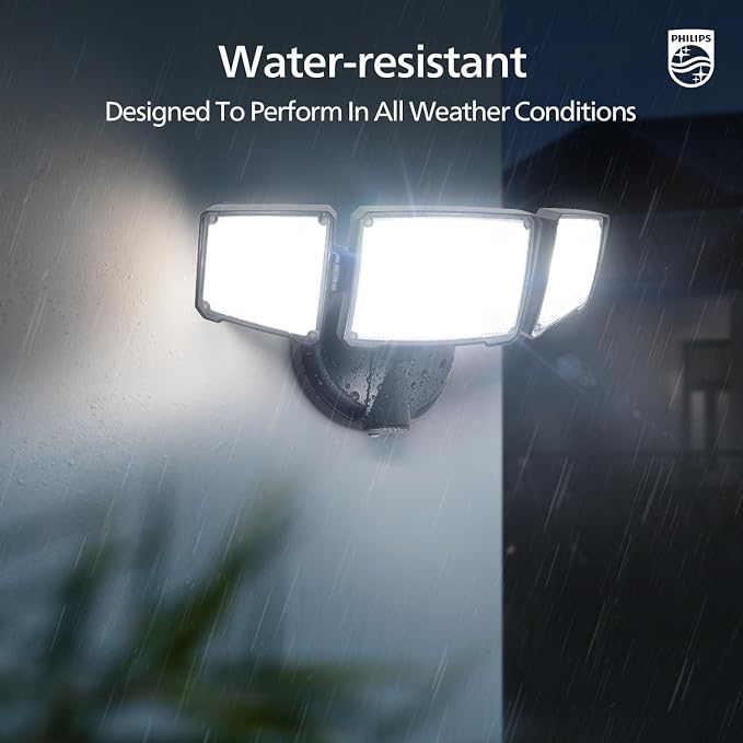 Philips 72W 7400LM LED Flood Lights Outdoor, Switch Controlled Aluminum - Image 8