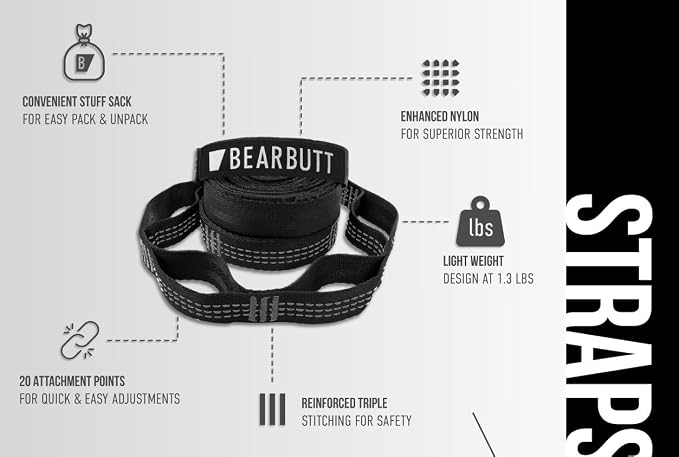 Bear Butt Kodiak Hammock Straps - Image 2