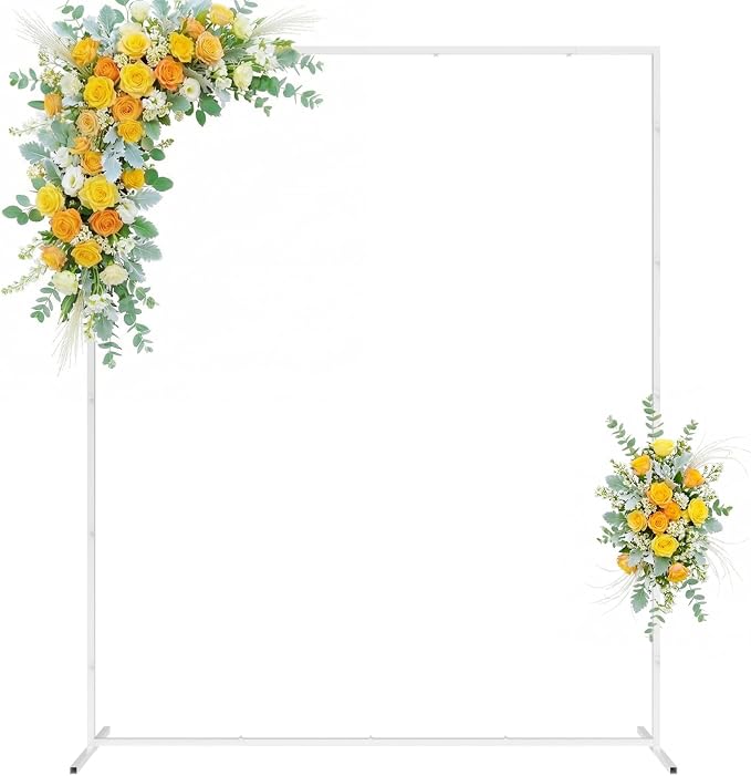 Wedding Arch Backdrop Stand 6.6x5 FT Square Wedding Arches by Wokceer