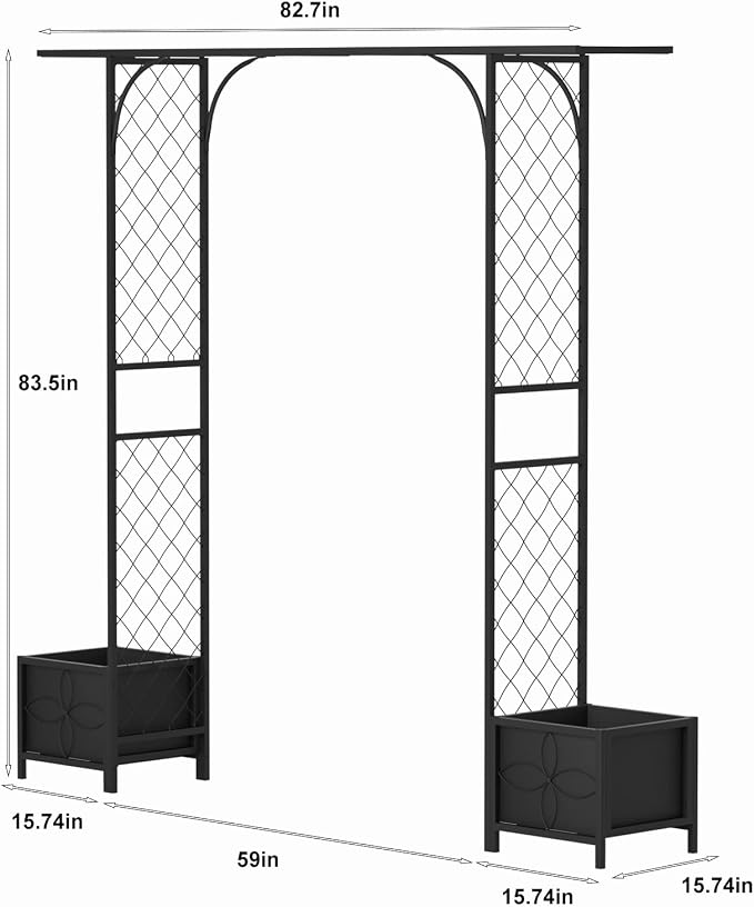 Zhongma Metal Garden Arbor - Image 5