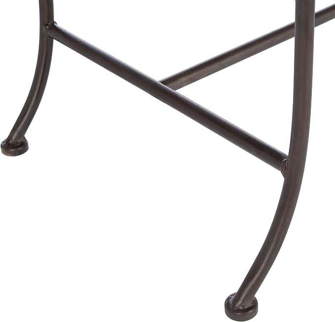 Safavieh PAT5016B Outdoor Collection Adina Rustic Brown Wrought Iron 51-inch - Image 7