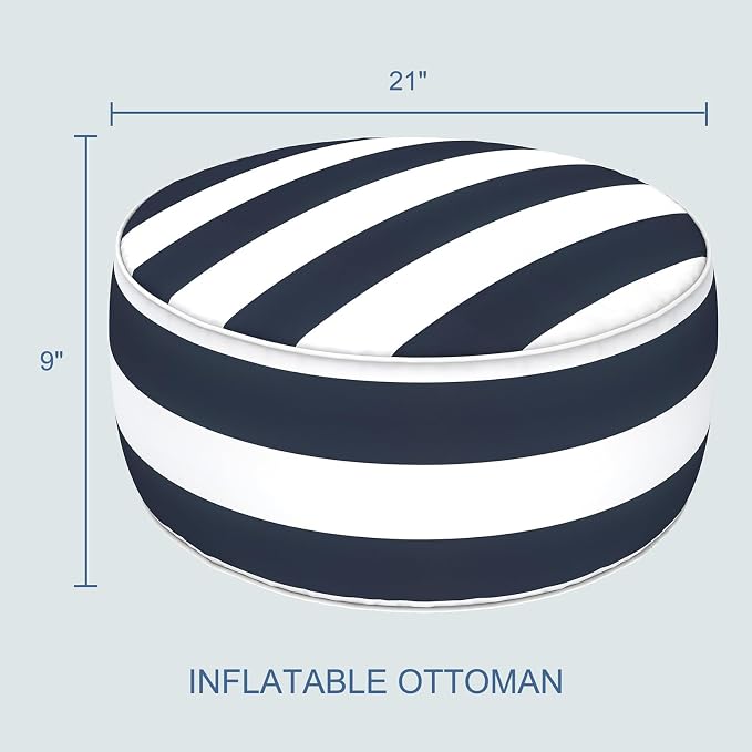 LVTXIII Indoor/Outdoor Inflatable Ottoman - Image 3