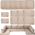 14 Piece Outdoor Patio Cushion Cover Replacement, Waterproof Patio Cushion by SpaceHop