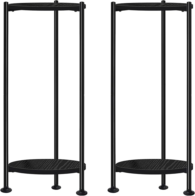 2-Pack Plant Stand Indoor Outdoor, Heavy Duty Indoor Plant Shelf, 2 Tier by Lilybud--lily