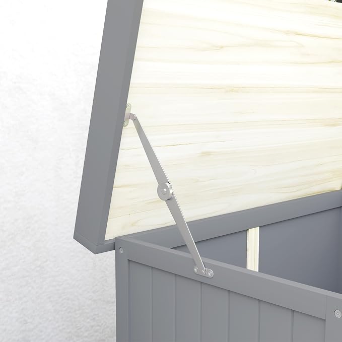 Outsunny Outdoor Storage Cabinet, Garden Tool Shed - Image 8