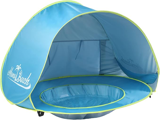 Monobeach Baby Beach Tent Pop Up Portable Shade Pool UV Protection Sun Shelter by Monobeach