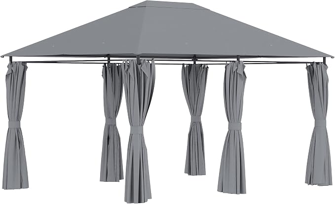 Outsunny 10' x 13' Outdoor Patio Gazebo, Canopy Shelter by Outsunny
