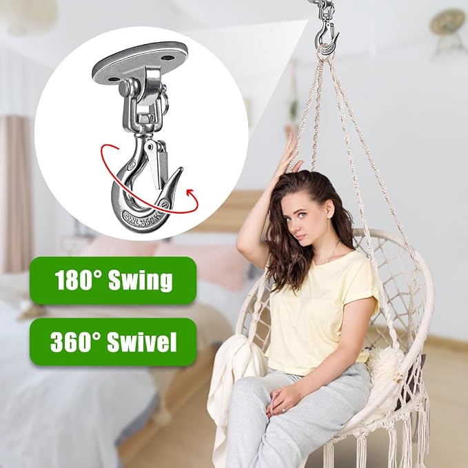 SELEWARE Heavy Duty Ceiling Swing Hanger - Image 4