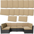14Pcs Outdoor Cushion Covers Replacement Washable w/Zipper by Frxeyaliz