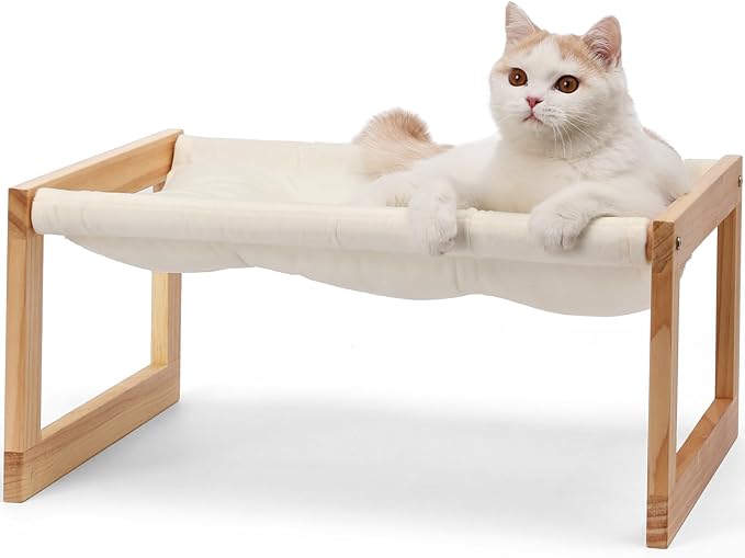 FUKUMARU Cat Bed Hammock, Cozy Velvet Cat Couch by FUKUMARU