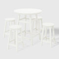 WestinTrends Malibu 5-Piece HDPE Outdoor Patio Dining Bar Bistro Table Set by WestinTrends