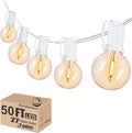 Outdoor Globe String Lights White by Meidaoduo