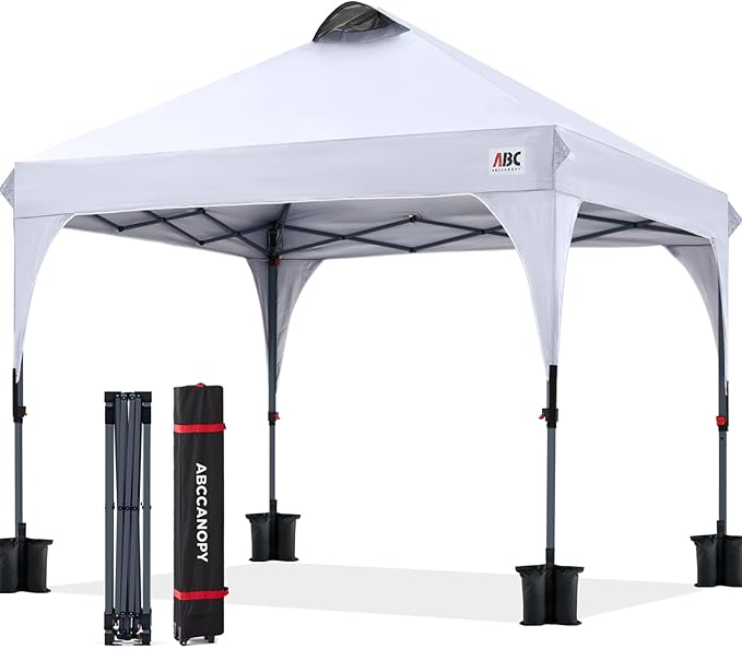 ABCCANOPY Outdoor Pop up Canopy Tent, 8x8 Instant Portable Canopy by ABCCANOPY