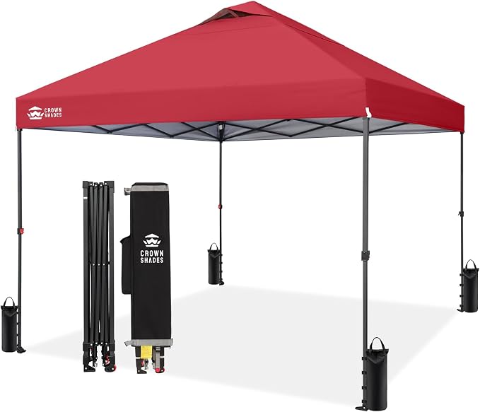 CROWN SHADES 10x10 Pop Up Canopy Tent by CrownShades