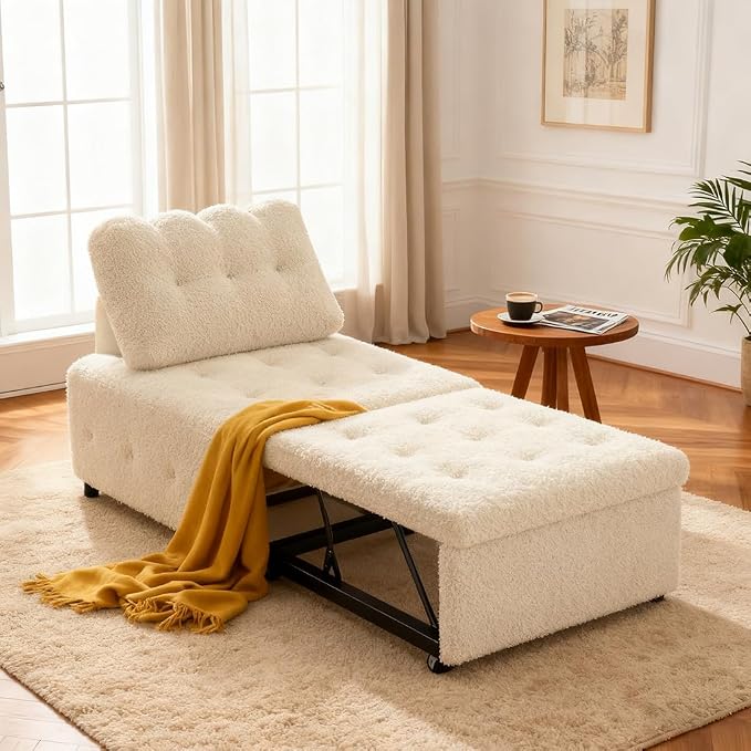 CMOHOMA Sleeper Sofa Bed, Convertible Pull Out Couch by ComHoma
