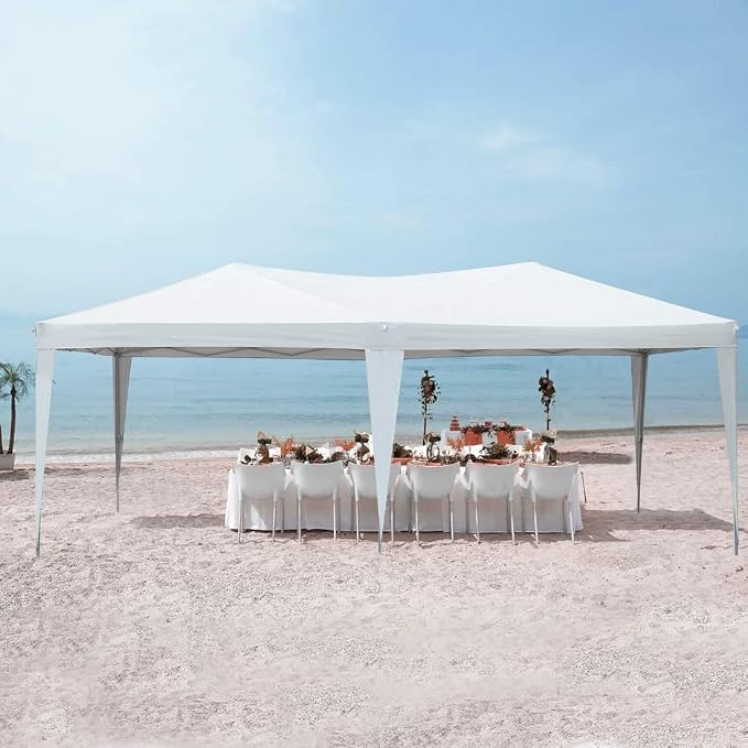 Quictent 10x20 Pop up Canopy Without Sidewalls Easy up Canopy Tent Instant - Image 2
