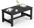 VINGLI Outdoor Coffee Table, HDPE Patio Coffee Table by VINGLI