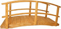 8 FT Natural Amish Made Garden Bridge by Unknown