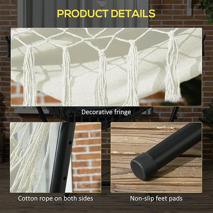 Outsunny Patio Hammock Chair - Image 5