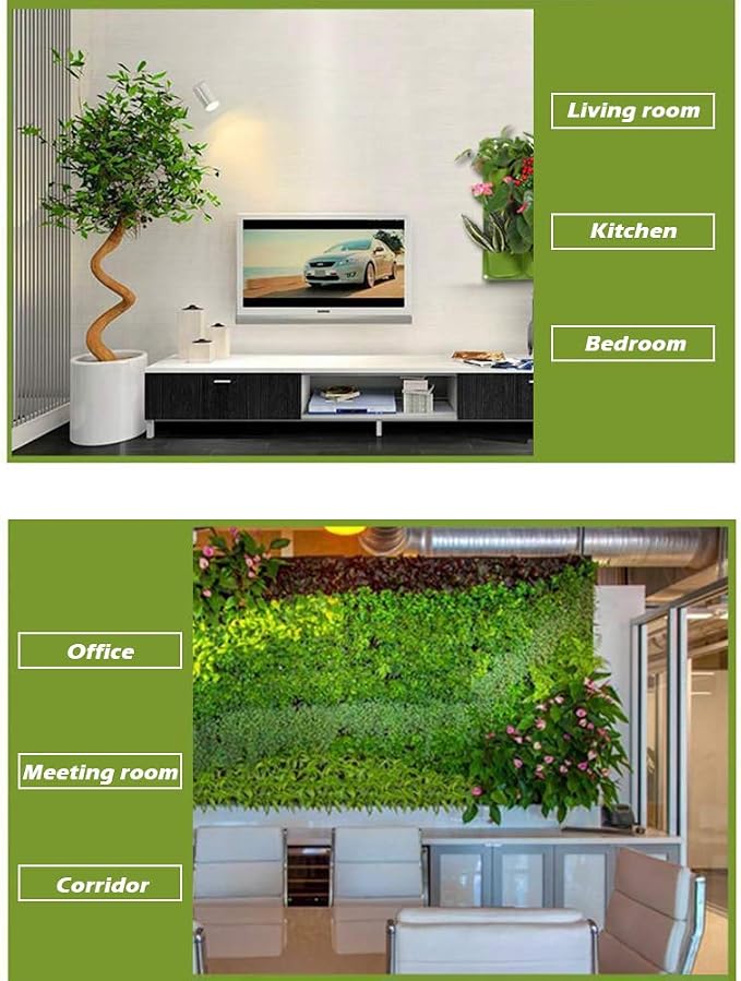 Hanging Planting Grow Bags, 64 Pockets Hanging Vertical Wall Planter Wall - Image 8