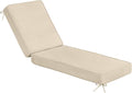 Sundale Outdoor Olefin Chaise Lounge Cushion, Water-Resistant Patio Lounge by SundaleOutdoor