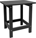 Outdoor Side Table, HDPS Single Adirondack Side Table Weather Resistant by Meluvici