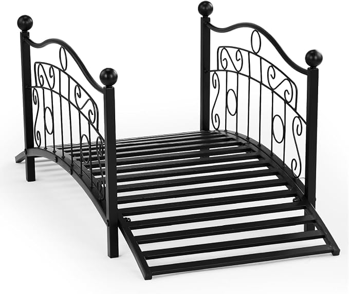 Outvita Metal Garden Bridge for Outdoor, Elegant Decorative Bridge by Outvita