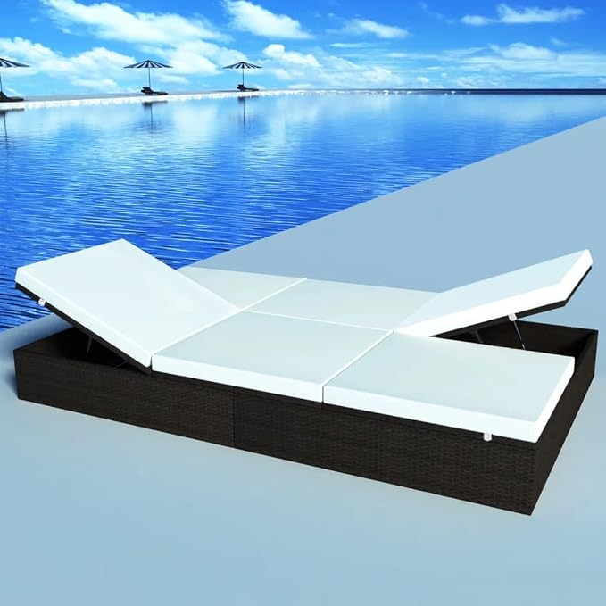 vidaXL Patio Bed, Outdoor Daybed - Image 2
