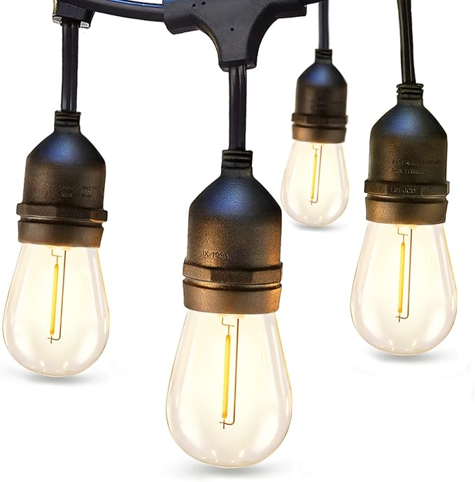 addlon LED Outdoor String Lights 24FT by addlon