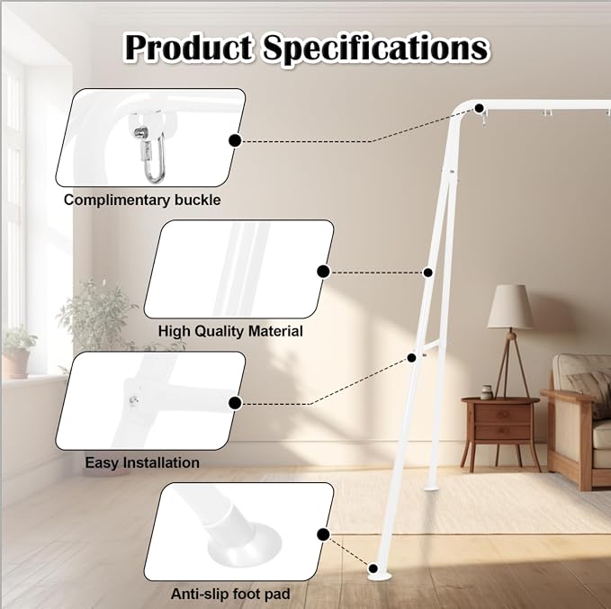 Portable Swing Stand, Hammock Chair Stand - Image 3