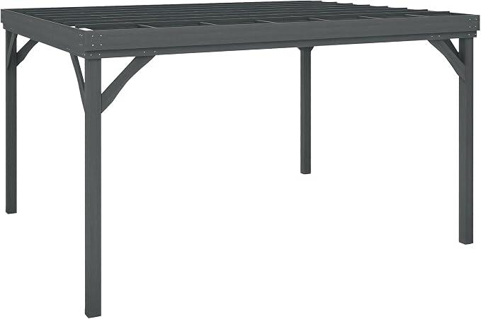 Outsunny 10' x 12' Outdoor Pergola, Wood Gazebo Grape Trellis by Outsunny