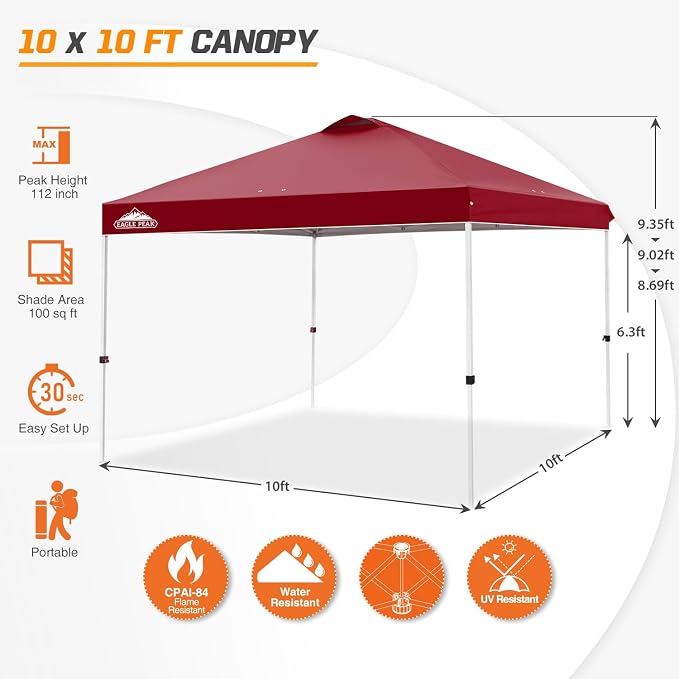 EAGLE PEAK Pop Up Canopy Tent - Image 3
