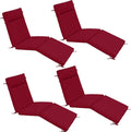Chaise Lounge Cushion 72x21x3 Inch ?Set of 4 Outdoor Lounge Chair Cushions by Unknown