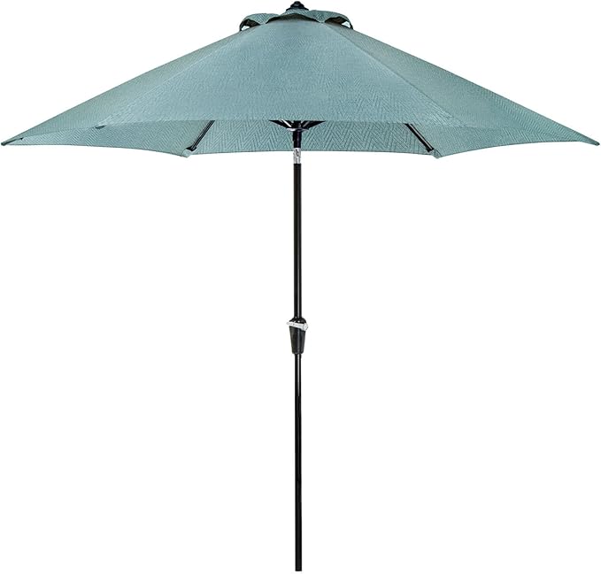 Hanover Lavallette 9 ft. Outdoor Umbrella, UV and Weather Resistant PVC Canopy by Hanover