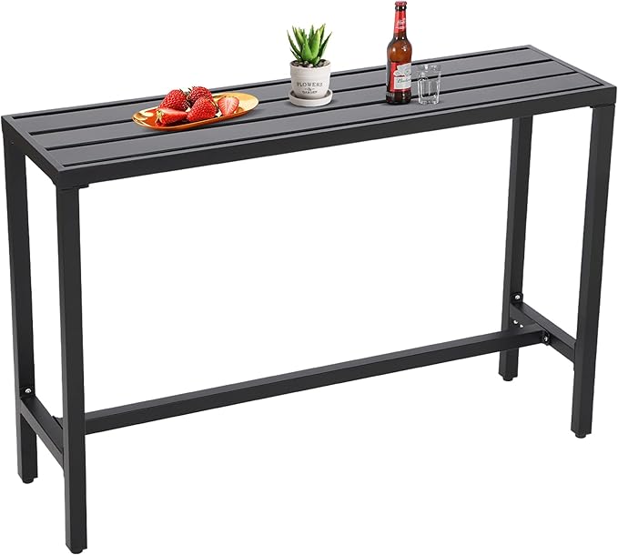 Outdoor Bar Table, Patio Console Pub Height Tables by Sumshadow