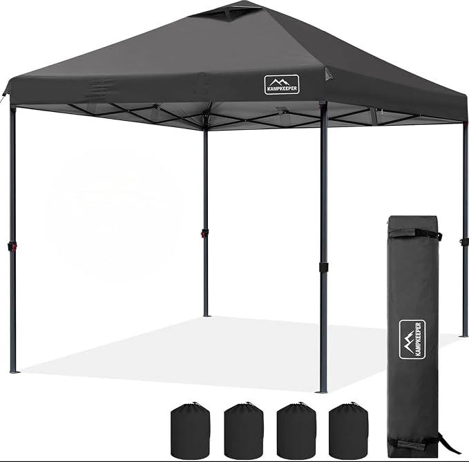 KAMPKEEPER 10x10 Pop-Up Canopy Tent, Waterproof, Portable Shade - Image 7