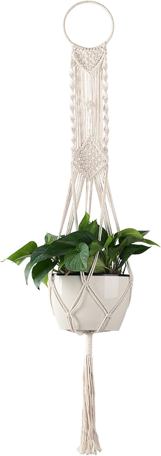 Cuttte Macrame Plant Hanger, Indoor Outdoor Hanging Planter Basket, Hanging by Cuttte
