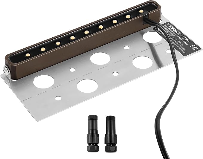 VEVOR LED Hardscape Lighting, 6.8 Inch Retaining Wall Lights, 3W 12V-24V AC/DC - Image 9