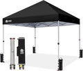 CROWN SHADES 8x8 Pop Up Canopy, Patented Center Lock One Push Instant Popup by CrownShades