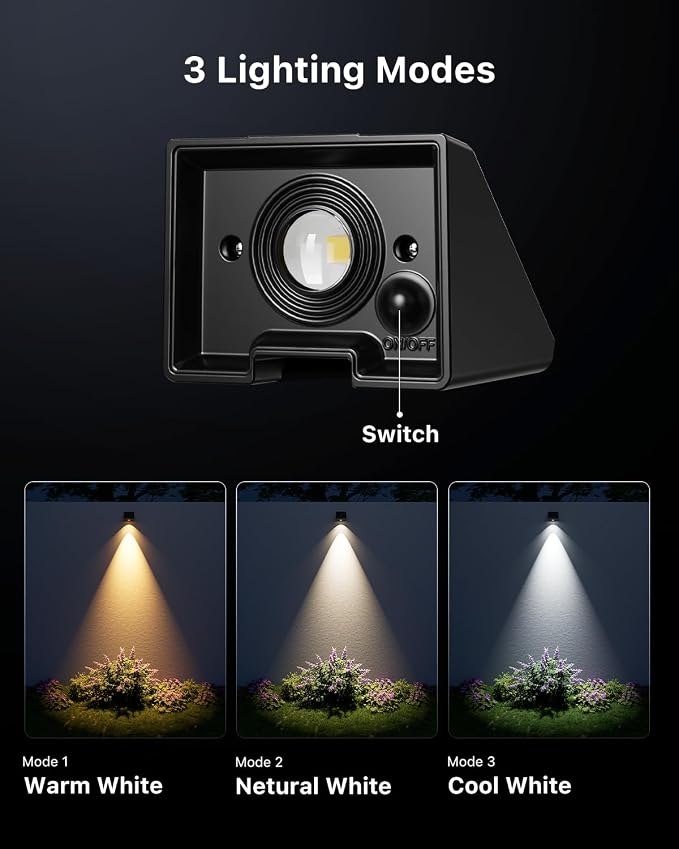 16 Pack Solar Powered Fence Lights Outdoor Wall Mount Decorative Waterproof - Image 2