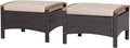 RELAX4LIFE Outdoor Wicker Ottomans by RELAX4LIFE