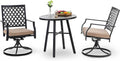PHI VILLA 3 Piece Outdoor Bistro Dining Set by PHIVILLAThepioneerofcomfortablehouseholdsupplies