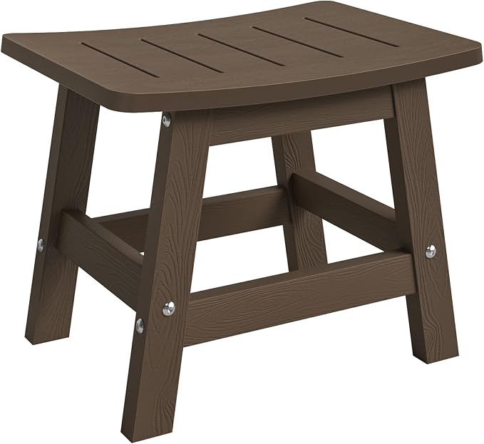 LUE BONA Outdoor Adirondack Ottomans, Footrest Footstool Set of 2, Outdoor Foot - Image 7