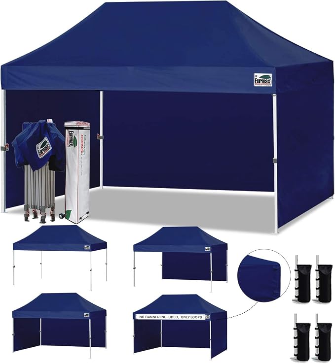 Eurmax USA 10'x15' Pop-up Canopy Tent Commercial Instant Canopies by Eurmax
