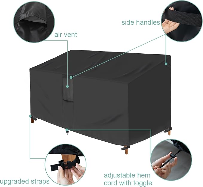 Luv4babe Outdoor Couch and Sofa Cover Waterproof, Heavy Duty and Weatherproof - Image 2