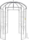 VEVOR Birdcage Shape Garden Arch, Heavy Duty Wrought Iron Arbor, Wedding Trellis by VEVOR