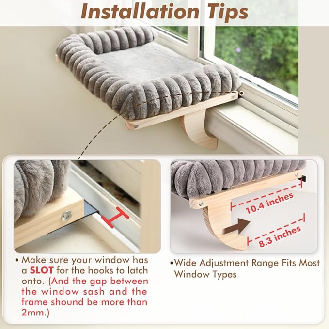 Cloud-Soft Cat Window Sill Perch - Image 7