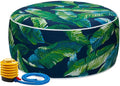 Magpie Fabrics Inflatable Stool Ottoman Pouf D20 xH9, Outdoor Round Footrest by Magpie+Fabrics