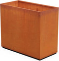 PLANTERCRAFT Corten Steel Planter Rectangle Outdoor Metal Garden Box Heavy Duty by Plantercraft