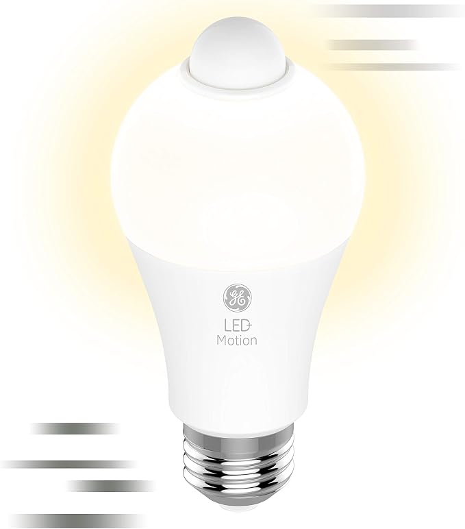 GE LED+ Motion Sensor LED Light Bulbs, Outdoor Security Lights, Warm White - Image 10